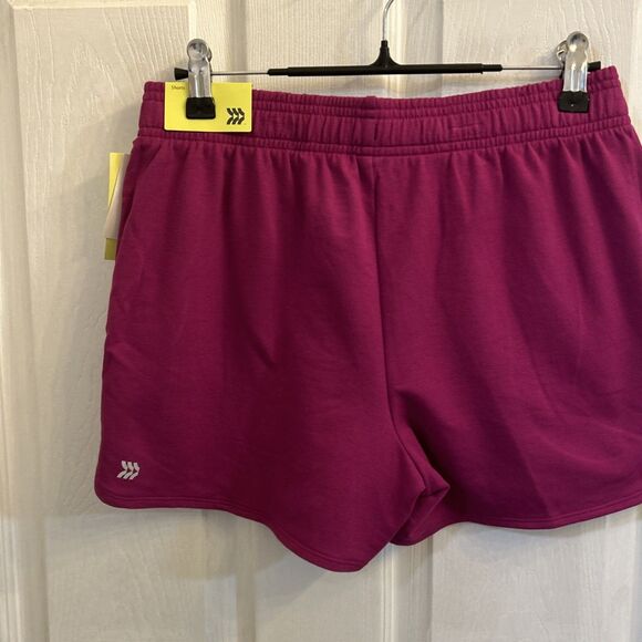 Set of 2 NWT All in Motion Girls Shorts XL 14/16 Purple Drawstring Lightweight - Picture 10 of 16